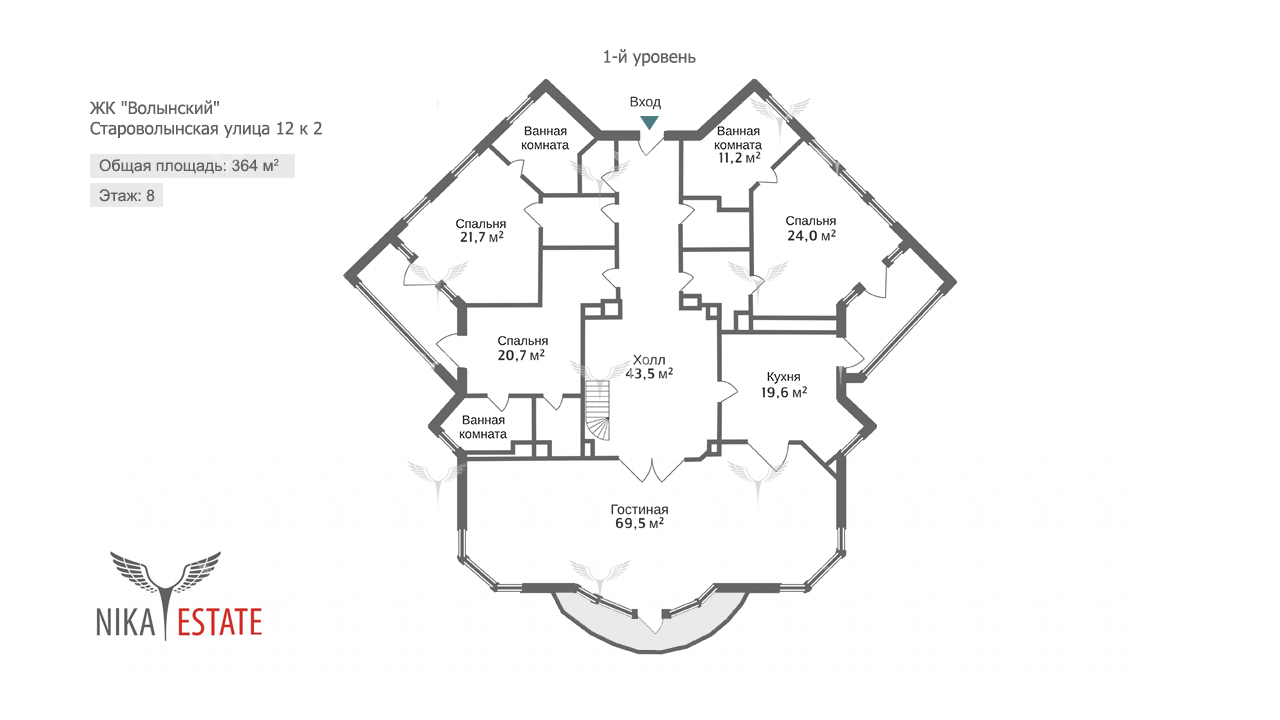 Фото 21 Квартира 364 м²